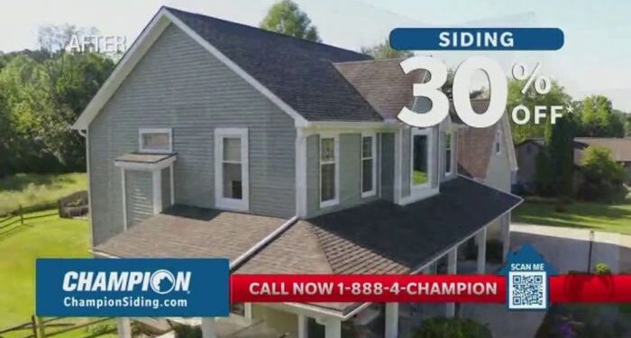 Champion Siding TV Spot, 'Transform Your Home: 30% off Your Project ...