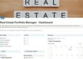 Real Estate Portfolio Management Dashboard | Notion Template